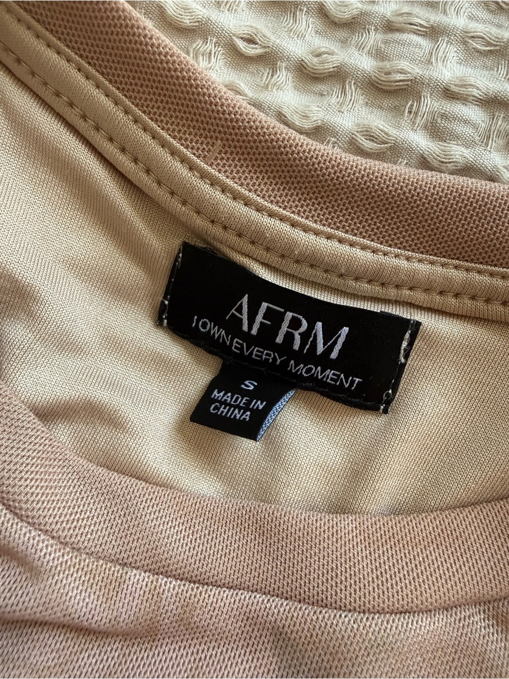 AFRM Cody Dress in Honey Rose Frame - Picture 6 of 9